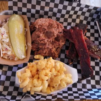 Lattuca Barbecue - brisket(left one) and pork ribs. - Barbeque Near Me - Montreal, Quebec Lattuca Barbecue - brisket(left one) and pork ribs. - Barbeque Near Me - Montreal, Quebec