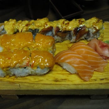 Kodori - the Waldorf Roll, Hurricane Roll, and Salmon nigiri - Japanese Near Me - Waldorf, Maryland