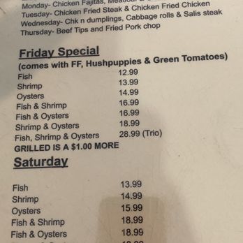 Kitty's Homestyle Cafe - Daily special schedule. 9.7.23 - Cafes Near Me - Magnolia, Texas Kitty's Homestyle Cafe - Daily special schedule. 9.7.23 - Cafes Near Me - Magnolia, Texas