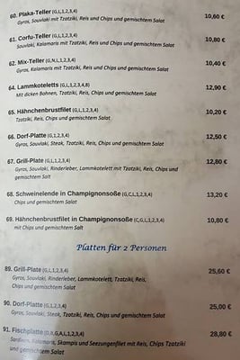 Menu photo 1 Restaurant Saloniki Wiesenttal, BY