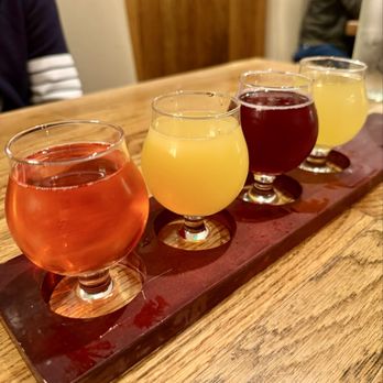 Harvest at the Masonic - Mimosa flight - New American Near Me - McKinney, Texas Harvest at the Masonic - Mimosa flight - New American Near Me - McKinney, Texas