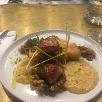 Savoir - Scallops and corn bread. - Breakfast & Brunch Near Me - Houston, Texas