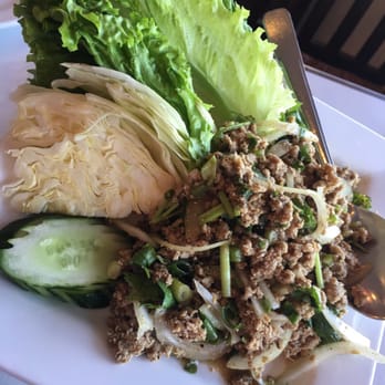 Thai Lao Restaurant - Laab. Minced Chicken with toasted rice powder. THE BEST so far I've have on this island. - Laotian Near Me - Pearl City, Hawaii Thai Lao Restaurant - Laab. Minced Chicken with toasted rice powder. THE BEST so far I've have on this island. - Laotian Near Me - Pearl City, Hawaii