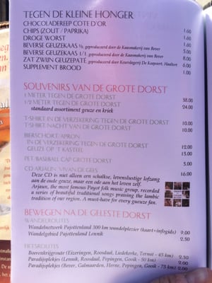 Menu photo 3 In De Verzekering Tegen De Grote Dorst Lennik, VBR