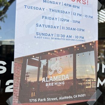 Alameda Brewing - 5/17/25 FYI. - Breweries Near Me - Alameda, California