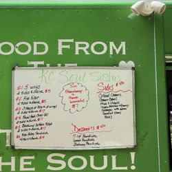 KC Soul Sista - Menu