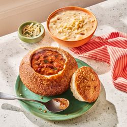 Panera Bread - Hearty Fireside Chili & Rustic Baked Potato Soup