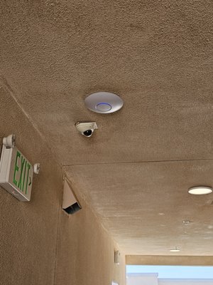Commercial Access Points - Commerical free wifi project , we installed multiple access points throughout a complex to give all residents free wifi