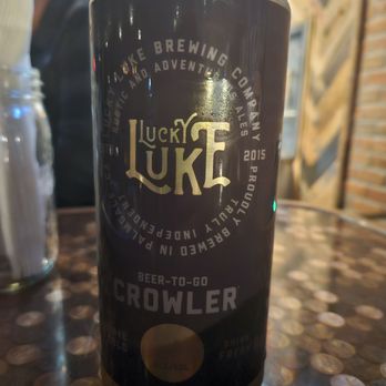 Lucky Luke Brewpub - Crowder of Prepare For Trouble, Belgium Double with cocoa nibs and black cherry - Breweries Near Me - Lancaster, California