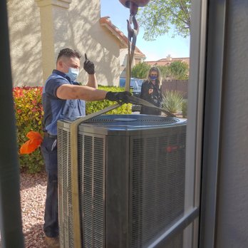 Bumble Breeze - Bumble breeze negotiating the lift of my new unit - Heating & Air Conditioning/HVAC Near Me - Las Vegas, Nevada