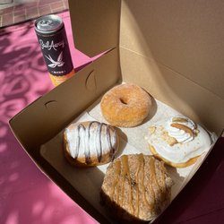 North Fork Doughnut - 4 pack of donuts and a nitro iced coffee