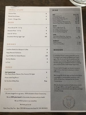 Menu photo 7 Fix & Repeat Bend, OR