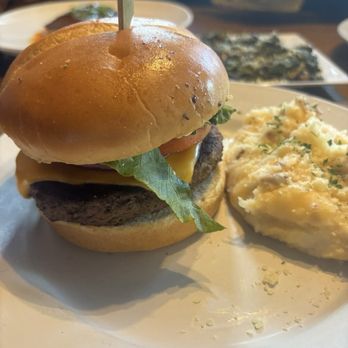 Luna Bar & Grill - Sun burger with garlic cheddar mashed potatoes - Bars Near Me - Lake Charles, Louisiana Luna Bar & Grill - Sun burger with garlic cheddar mashed potatoes - Bars Near Me - Lake Charles, Louisiana