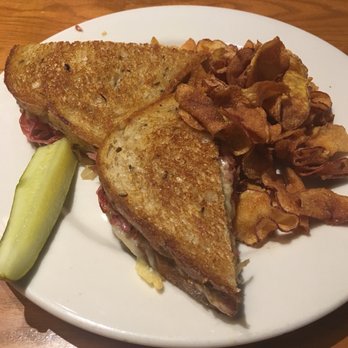Chestnut - Ruben with homemade chips - New American Near Me - Asheville, North Carolina