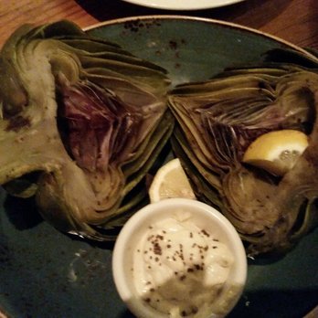 Fork - Artichoke appetizer, was delicious. I do like them grilled a little more (so the edges get crispy) but this was yummy. - New American Near Me - Boise, Idaho Fork - Artichoke appetizer, was delicious. I do like them grilled a little more (so the edges get crispy) but this was yummy. - New American Near Me - Boise, Idaho