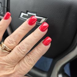 K Nails - Got my Christmas nails this morning