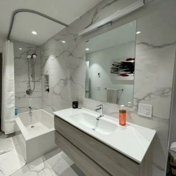 Vanguard Plumbing Solutions - New lav and tub with grohe shower valve. - Plumbing Near Me - Litchfield, Connecticut Vanguard Plumbing Solutions - New lav and tub with grohe shower valve. - Plumbing Near Me - Litchfield, Connecticut