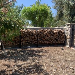 a pile of firewood a pile of firewood