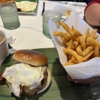 Haven Haus Cafe - Glow up burger -has egg on it - Breakfast & Brunch Near Me - Temecula, California