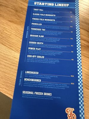 Menu photo 5 Field Day Huntsville, AL