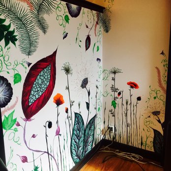 Salon Ruelle - Hand painted mural by owner Shannon - Hair Salons Near Me - Downers Grove, Illinois Salon Ruelle - Hand painted mural by owner Shannon - Hair Salons Near Me - Downers Grove, Illinois