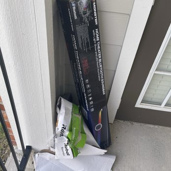 Orion McKinney Apartments - Stolen items placed back on the patio for return after calling the office staff making them aware that I knew items had been taken. - Apartments Near Me - Mckinney, Texas Orion McKinney Apartments - Stolen items placed back on the patio for return after calling the office staff making them aware that I knew items had been taken. - Apartments Near Me - Mckinney, Texas
