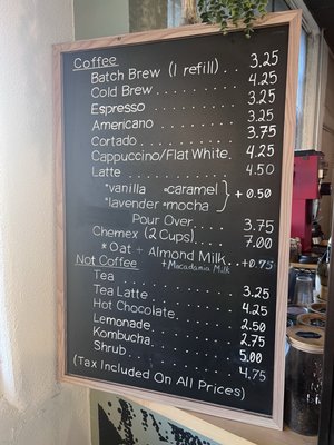 Menu photo 2 Castle Coffee Albuquerque, NM