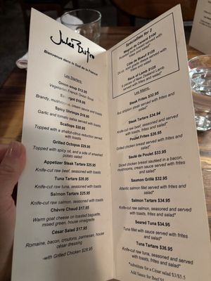 Menu photo 2 Jules Bistro Toronto, ON