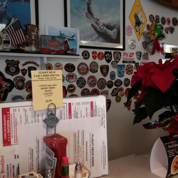 Flight Deck Diner - Many patches from around tge USA! - Diners Near Me - Rio Grande, New Jersey