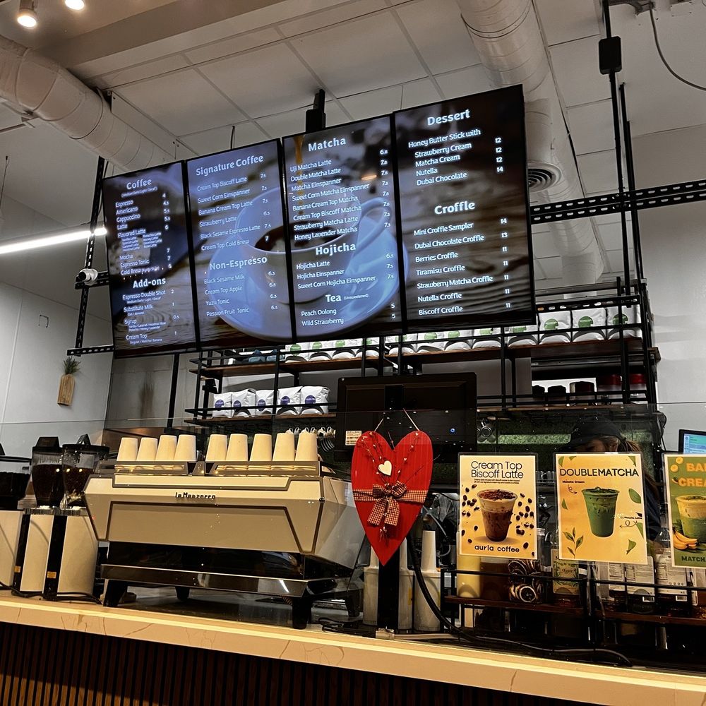 Auria Coffee - Menu - Desserts Near Me - Buena Park, California