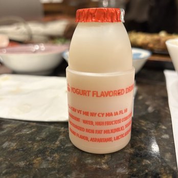 Jang Su Jang - Complimentary yogurt drink - Korean Near Me - Duluth, Georgia Jang Su Jang - Complimentary yogurt drink - Korean Near Me - Duluth, Georgia
