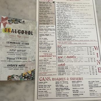 Culinary Dropout - menu - New American Near Me - Tucson, Arizona Culinary Dropout - menu - New American Near Me - Tucson, Arizona