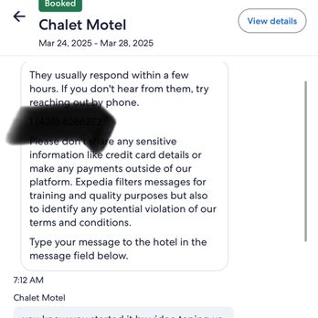 Chalet Motel - Response after I put a honest review online exposing the fraud they claim to be a safe and quiet hotel - Hotels Near Me - Saint George, Utah