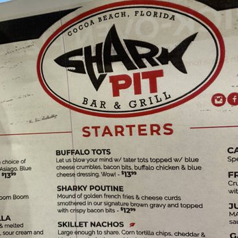 Shark Pit Bar & Grill - Shark pit menu - New American Near Me - Cocoa Beach, Florida Shark Pit Bar & Grill - Shark pit menu - New American Near Me - Cocoa Beach, Florida