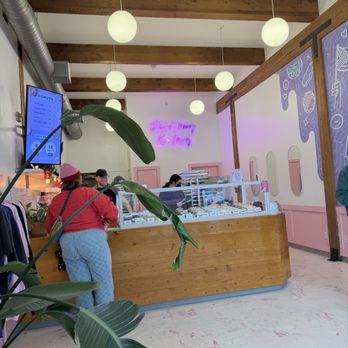 Dough Joy - A gorgeous pink interior! - Donuts Near Me - Seattle, Washington Dough Joy - A gorgeous pink interior! - Donuts Near Me - Seattle, Washington