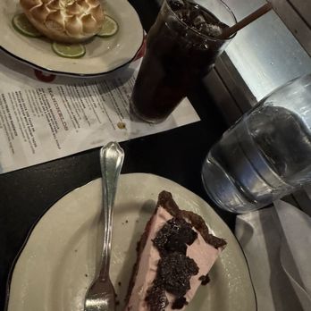 Fishing With Dynamite - Key lime tart, chocolate raspberry cake - Seafood Near Me - Manhattan Beach, California