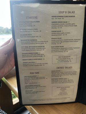 Menu photo 1 Emory's On Silver Lake Everett, WA