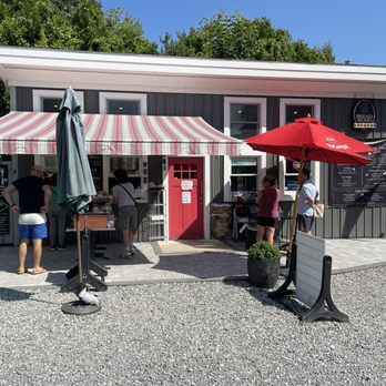 Bread & Roses - people standing outside of a restaurant - Coffee & Tea Near Me - Wells, Maine