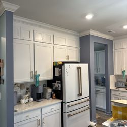 Durham and Sons Services - Added upper cabinets and crown molding