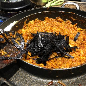 Kobi Korean BBQ - Fried rice addition to the dak galbi. - Barbeque Near Me - Vaughan, Ontario Kobi Korean BBQ - Fried rice addition to the dak galbi. - Barbeque Near Me - Vaughan, Ontario