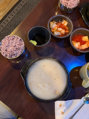 Traditional Korean Beef Soup by null