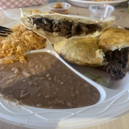 Combo: Steak Taco and Beef Empanadas (3.11.26)