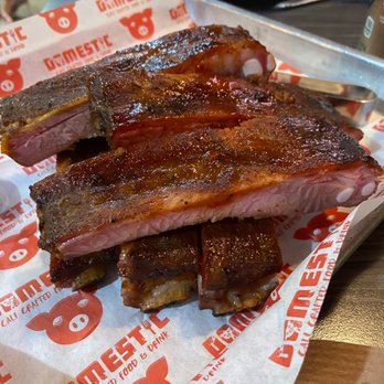 DOMESTIC - St Louis pork ribs. Super meaty and delicious - Barbeque Near Me - La Puente, California