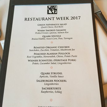 Wallsé - Summer 2017 RW dinner menu. - Austrian Near Me - New York, New York Wallsé - Summer 2017 RW dinner menu. - Austrian Near Me - New York, New York