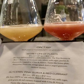 Hudson Valley Brewery - Glycerin (left) and The Secret Life of Plants (right) - Breweries Near Me - Beacon, New York Hudson Valley Brewery - Glycerin (left) and The Secret Life of Plants (right) - Breweries Near Me - Beacon, New York