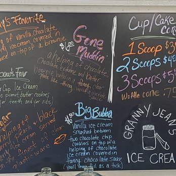 Granny Jean's Ice Cream - Ice Cream & Frozen Yogurt Near Me - Talbott, Tennessee Granny Jean's Ice Cream - Ice Cream & Frozen Yogurt Near Me - Talbott, Tennessee