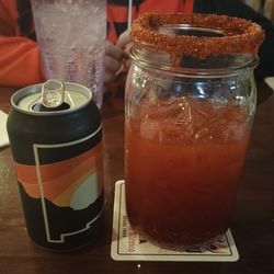 Tacos Y Salsas - Michelada with NMX Standard.