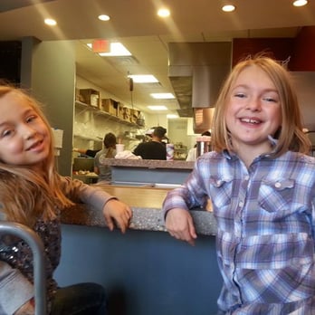 Social Burger - The birthday girl (on the left) and her cousin (on the right) enjoying Social Burger. - Burgers Near Me - Vienna, Virginia Social Burger - The birthday girl (on the left) and her cousin (on the right) enjoying Social Burger. - Burgers Near Me - Vienna, Virginia