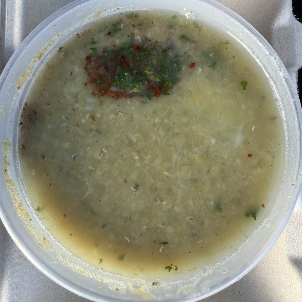 Aristo Cafe - Lentil Soup LARGE 16oz. - Mediterranean Near Me - Torrance, California