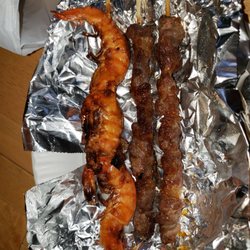 BBQ Cart - Shrimp, pork, lamb